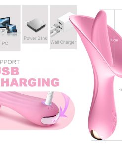 Tong vibrator roze