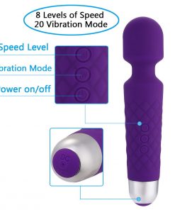 20 standen Wand massager vibrator 12 standen roze