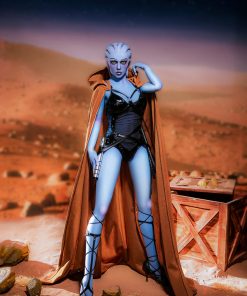 Blauwe alien sexpop 156cm prachtige bosten en kont